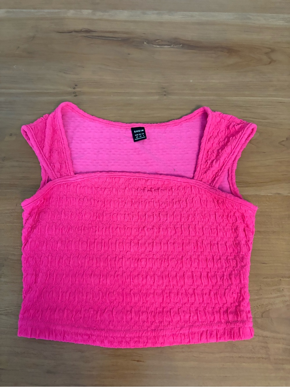 Hot pink top